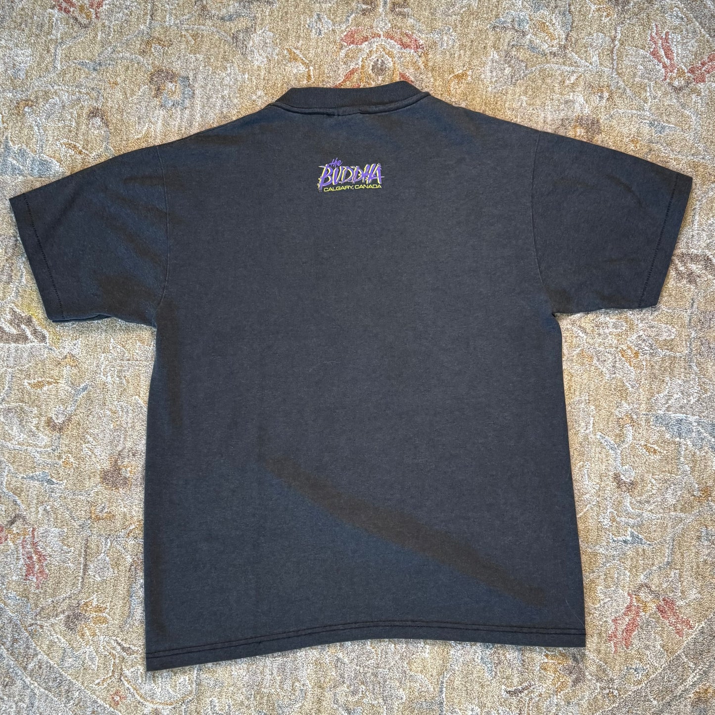 Vintage Smilin Buddha Tattoo’ T-Shirt Medium