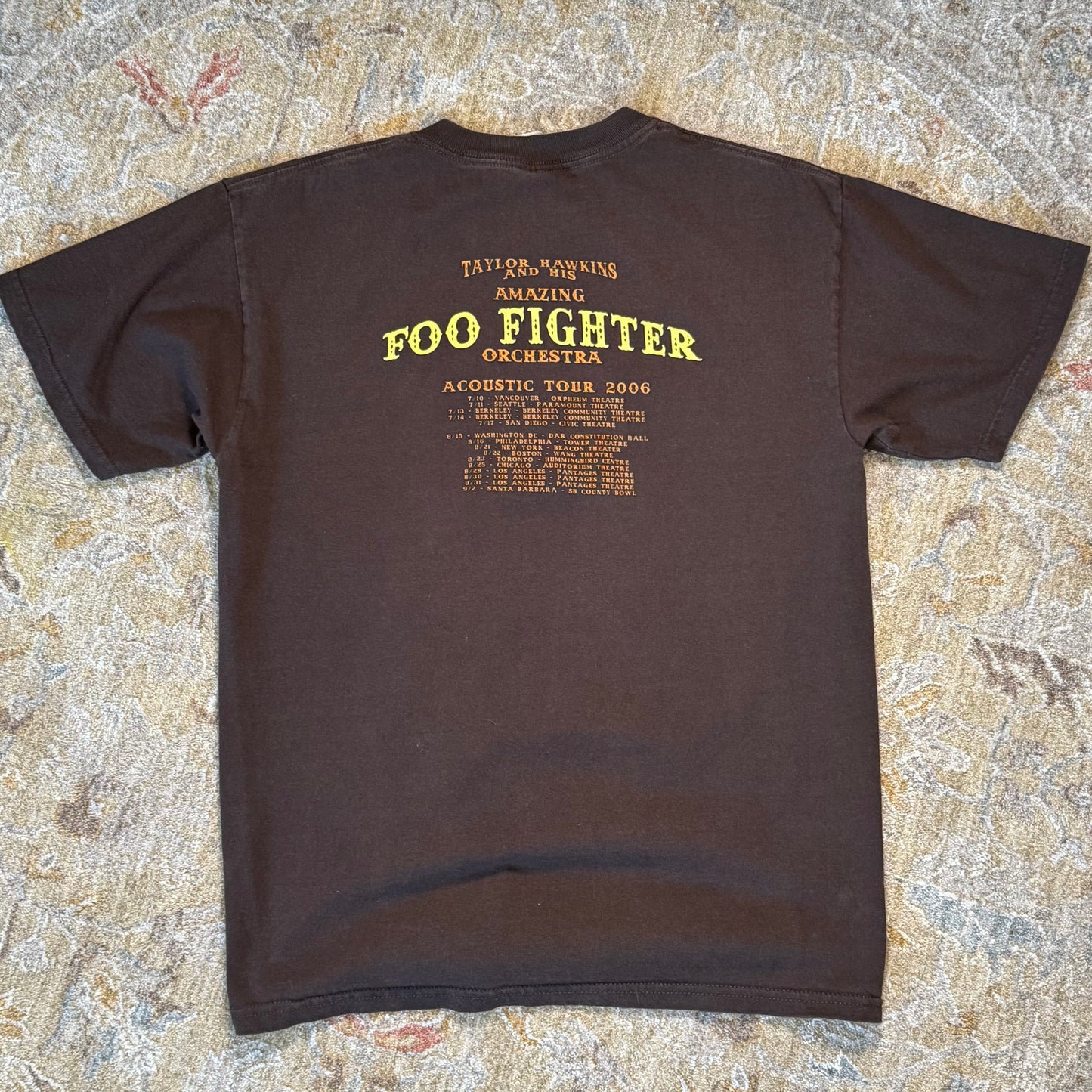 Taylor Hawkin Foo Fighters Vintage T-Shirt 2006 Medium