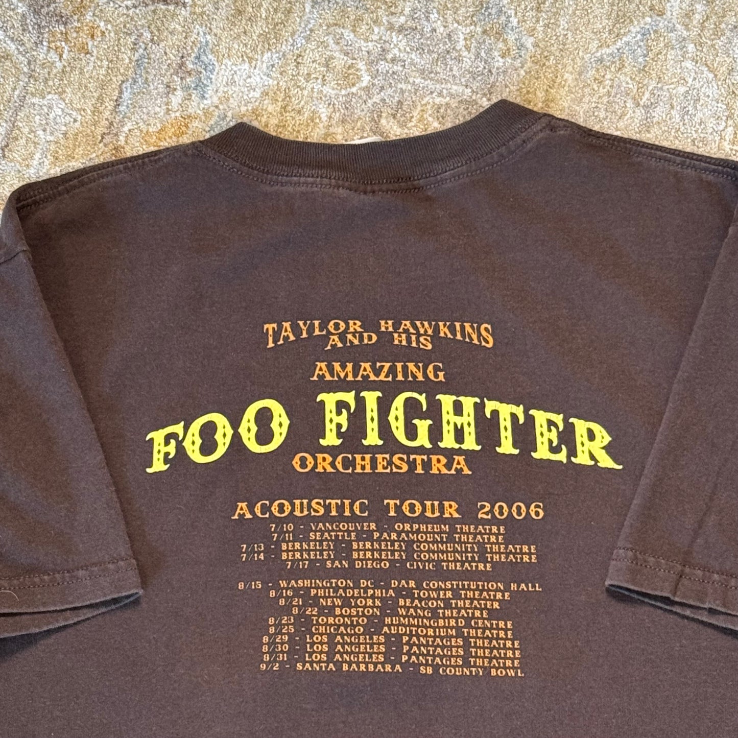 Taylor Hawkin Foo Fighters Vintage T-Shirt 2006 Medium